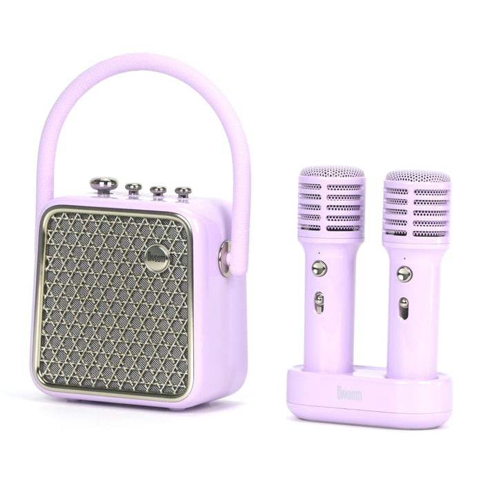 ลำโพงบลูทูธพกพา และ ไมโครโฟน Divoom SongBird-SE สี Purple