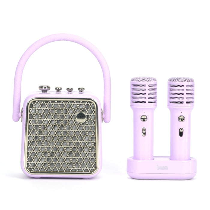 ลำโพงบลูทูธพกพา และ ไมโครโฟน Divoom SongBird-SE สี Purple