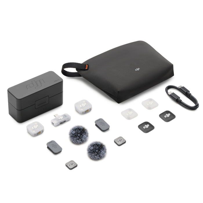 ไมค์ไร้สาย DJI Mini 2 (2 TX + 1 Mobile RX + Charging Case)