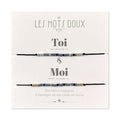 Duo de Bracelets code Morse : Toi et Moi