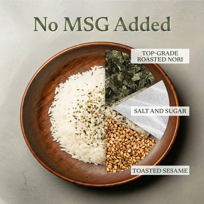 East and Else Nori Fumi Furikake, 1.1 lb (500g) Bulk Resealable Bag Snackathon Foods
