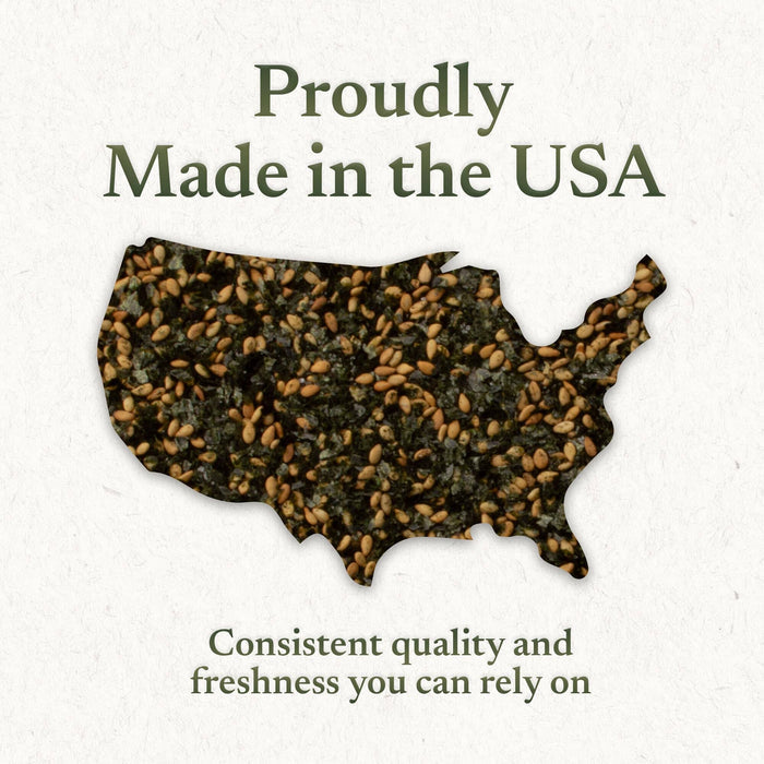 East and Else Nori Fumi Furikake, 1.1 lb (500g) Bulk Resealable Bag Snackathon Foods