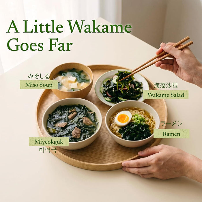 East and Else Wakame Seaweed, Dried Wakame Flakes East and Else