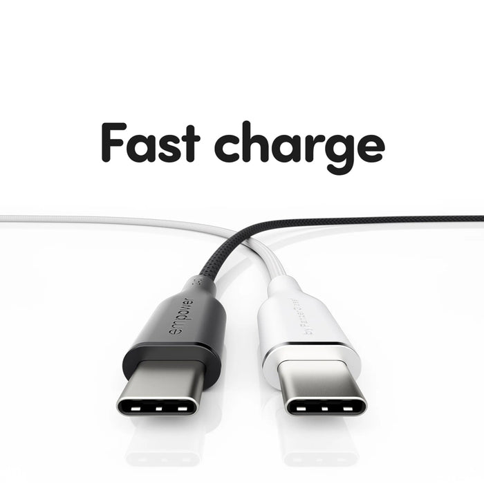 Empower Racing C to C Cable สี Space Black รองรับชาร์จเร็ว 240W