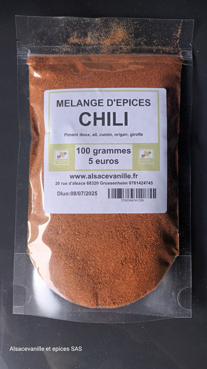Epices Chili 100 grammes