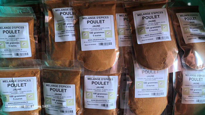 Epices poulet doux 80 grammes
