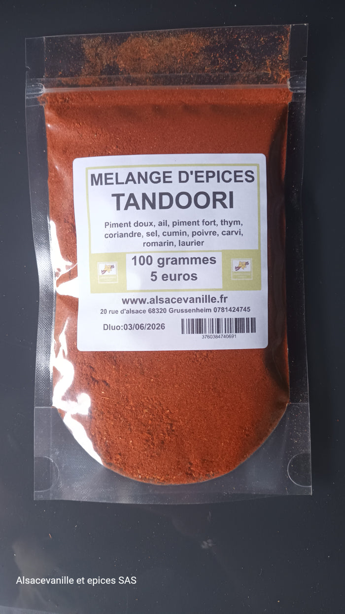 Epices Tandoori 100 grammes
