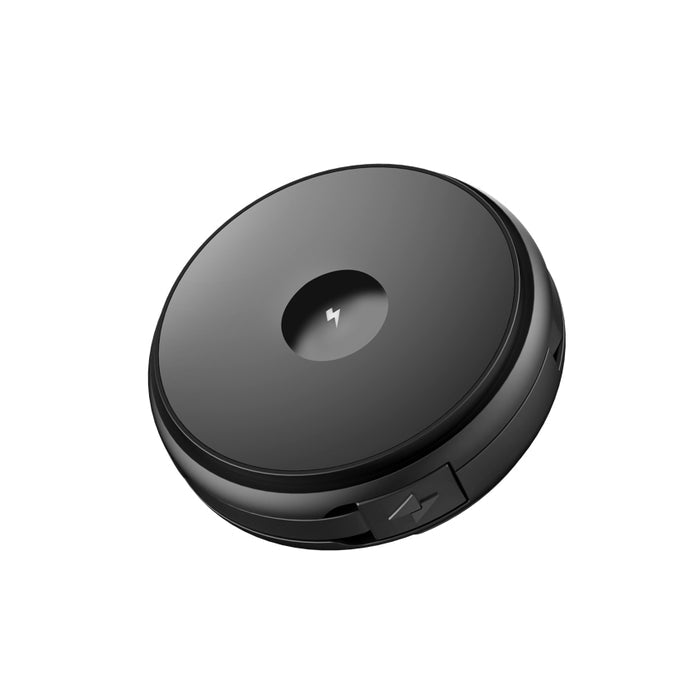 Function 101 2-in-1 Retractable Cable wireless charging pad with built-in retractable USB-C 60W cable