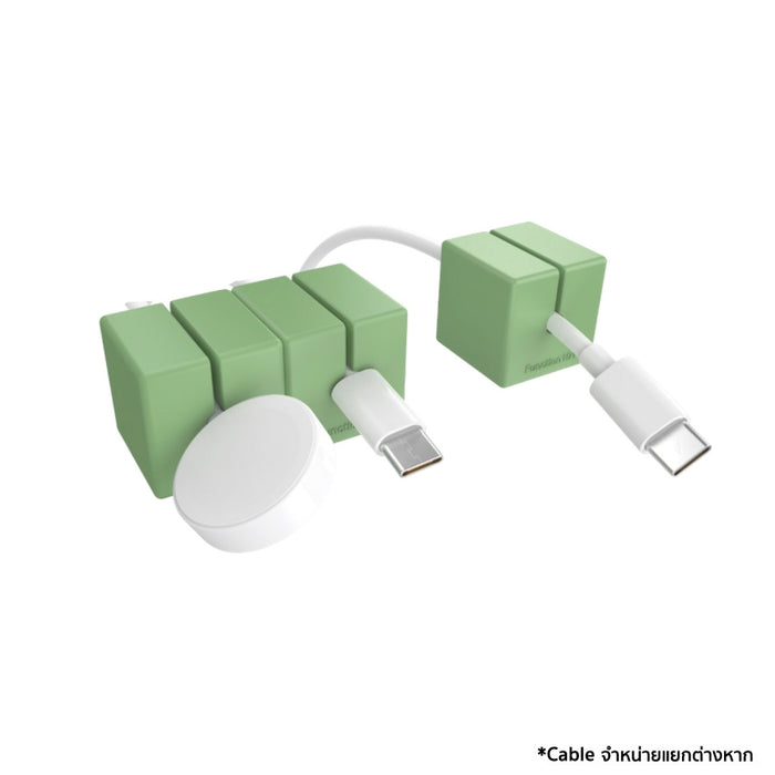 อุปกรณ์จัดการสายเคเบิล Function 101 Cable Blocks (3 ชิ้น) สี Green