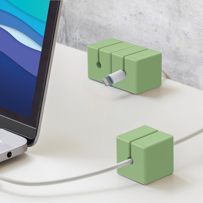 อุปกรณ์จัดการสายเคเบิล Function 101 Cable Blocks (3 ชิ้น) สี Green