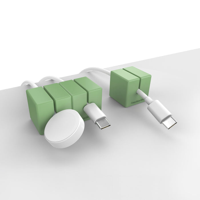 อุปกรณ์จัดการสายเคเบิล Function 101 Cable Blocks (3 ชิ้น) สี Green