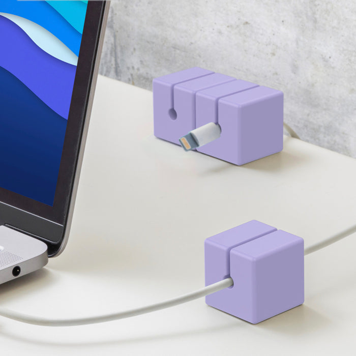 อุปกรณ์จัดการสายเคเบิล Function 101 Cable Blocks (3 ชิ้น) สี Purple