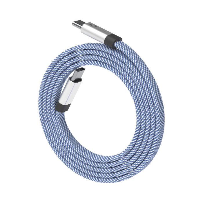 สายชาร์จ Function 101 Neat C to C Magnetic Flat ความยาว 1 เมตร รองรับกำลังไฟ 60W สี Blue