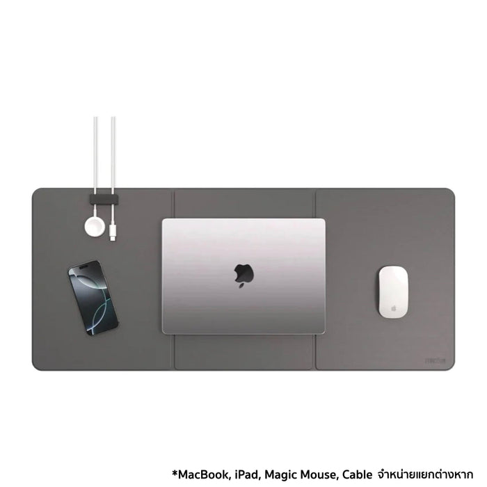 แผ่นรองโต๊ะ Function 101 WorkPad สี Dark Gray