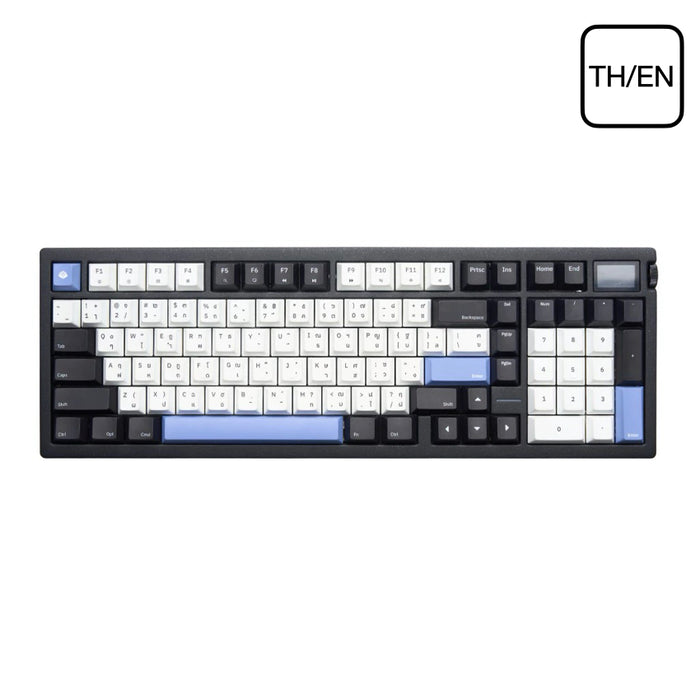 Gconic X98 Mechanical Keyboard (Space Black) - Aqua Switch คีย์บอร์ดแมคคานิคอลสีดำ ขนาด 98%