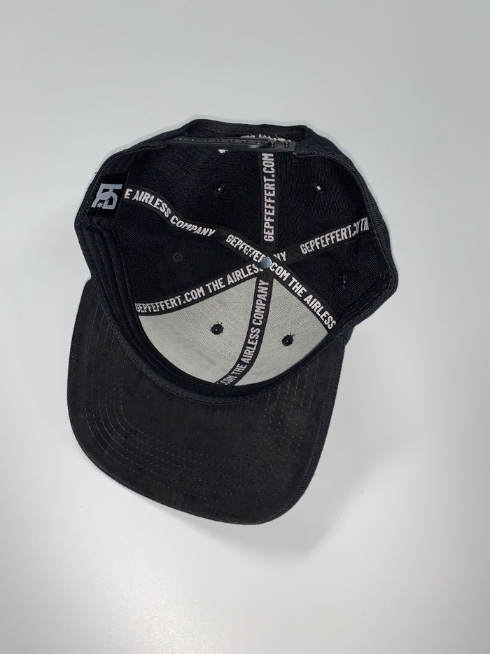gepfeffert.com® Cap - GEPFEFFERT/schwarz/3D-Stick weiß - gepfeffert.com