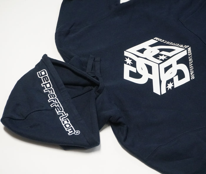 gepfeffert.com® Hoodie - GP-Logo (weiß) - gepfeffert.com