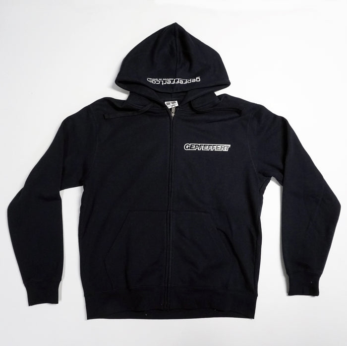 gepfeffert.com® Hoodie-Zipper GRAU/SCHWARZ/PINK/WEIß/DUNKELBLAU ohne Rückenaufdruck - gepfeffert.com
