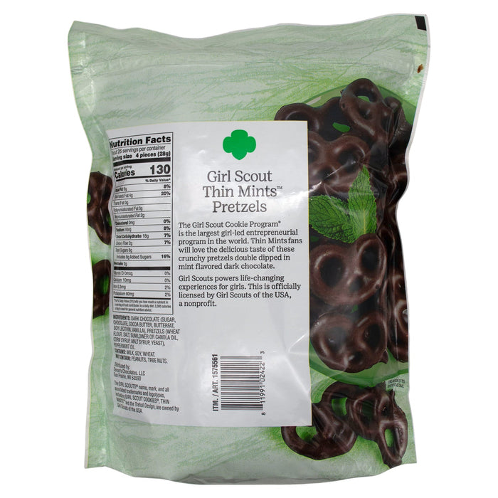 Girl Scout Thin Mint Pretzels Meltable Girl Scout