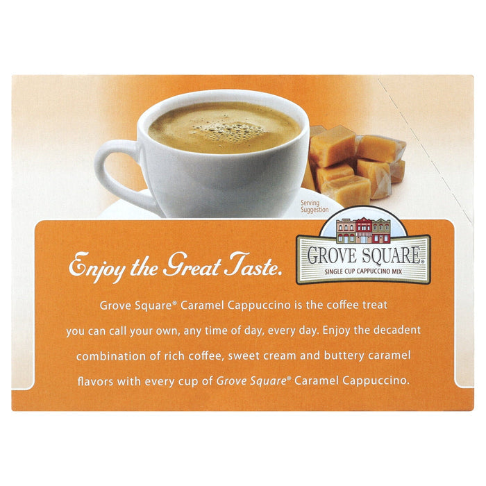 Grove Square Caramel Cappucino Coffee Pods, 24 Count for Keurig K-Cup Brewers Grove Square