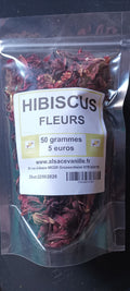 Hibiscus seche Madagascar 50 grammes