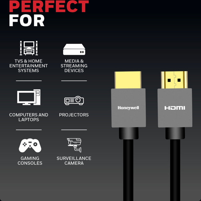 สายสัญญาณ Honeywell HDMI 2.0 พร้อม Ethernet ความยาว 2 เมตร