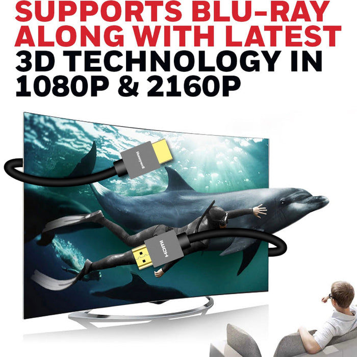 สายสัญญาณ Honeywell HDMI 2.0 พร้อม Ethernet ความยาว 5 เมตร