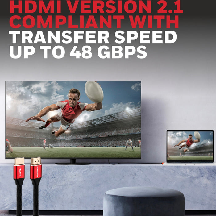 สายสัญญาณ Honeywell HDMI 2.1 พร้อม Ethernet (2 เมตร)