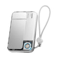 Power Bank SHARGE Icemag3 สีขาว ดีไซน์โปร่งใส รองรับชาร์จไร้สายแบบแม่เหล็ก