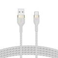 สายชาร์จ Innergie BOOST CHARGE Pro Flex Double-Braided Silicone USB-A to C 1M - White