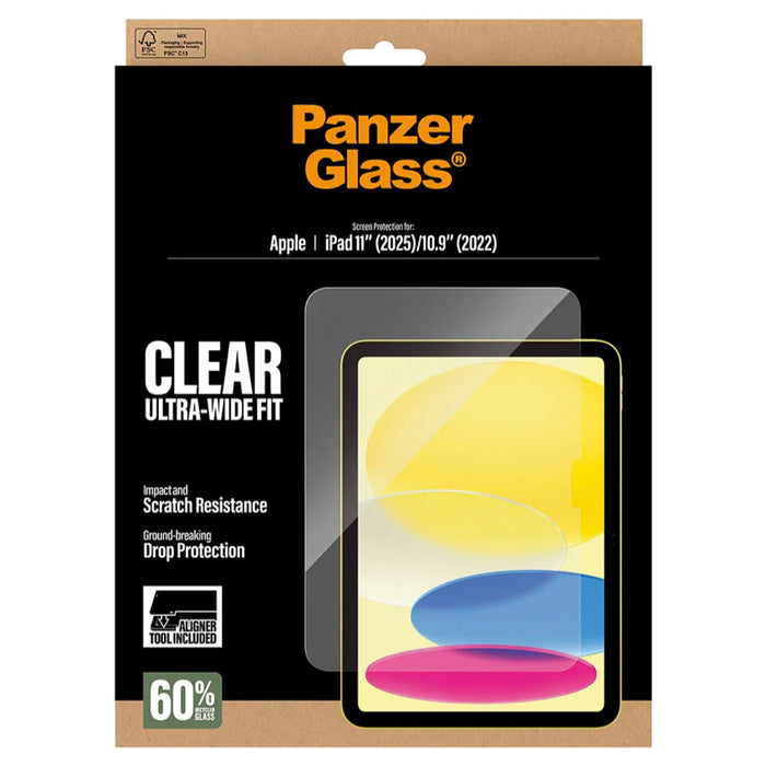 ฟิล์มกันรอยกระจกใส Panzerglass สำหรับ iPad