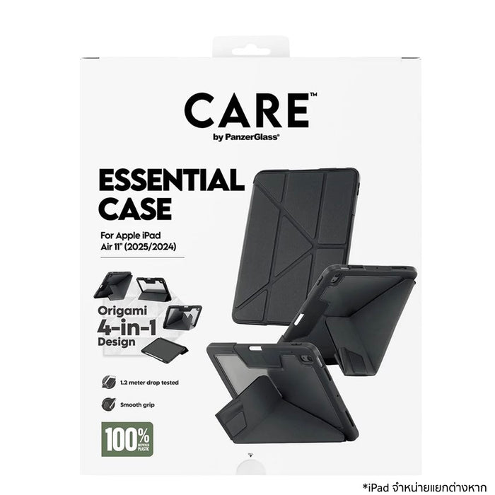 เคสฝาพับ iPad Air 11 (M2/M3) Care by PanzerGlass - Black