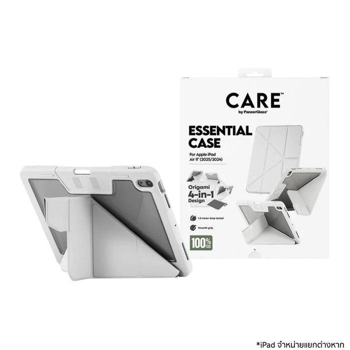 เคสฝาพับ iPad Air 11 (M2/M3) Care by PanzerGlass - Light Grey