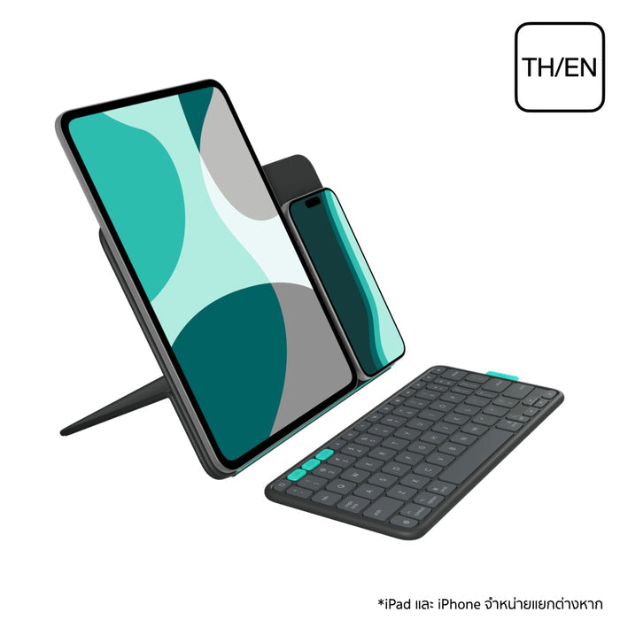 เคสคีย์บอร์ด Flip Folio สำหรับ iPad Air และ iPad Pro 11 นิ้ว ปรับได้ 2 ทิศทาง แบรนด์ LOGITECH