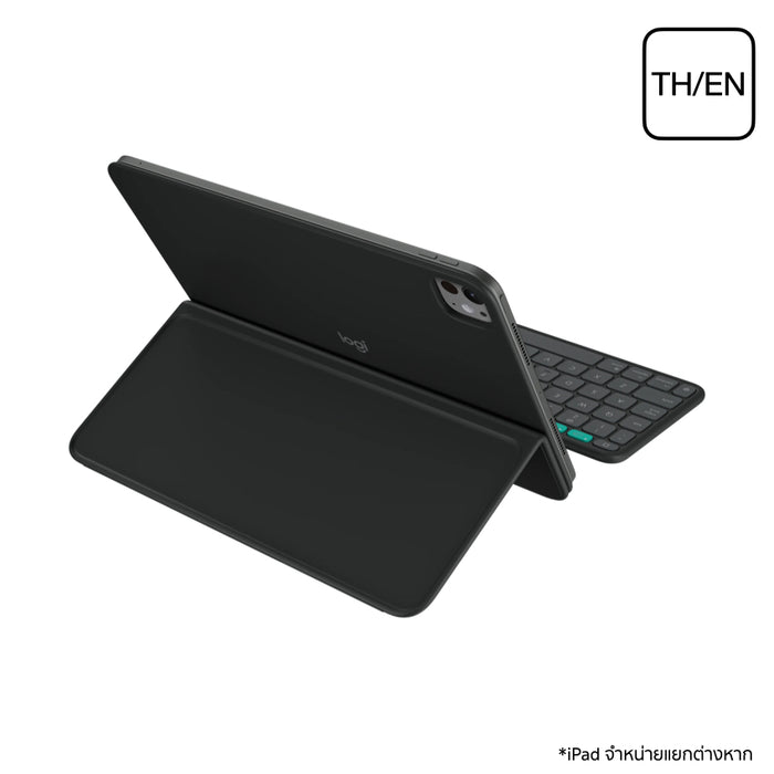 เคสคีย์บอร์ด Flip Folio สำหรับ iPad Air และ iPad Pro 11 นิ้ว ขาตั้งใช้งานสะดวก แบรนด์ LOGITECH
