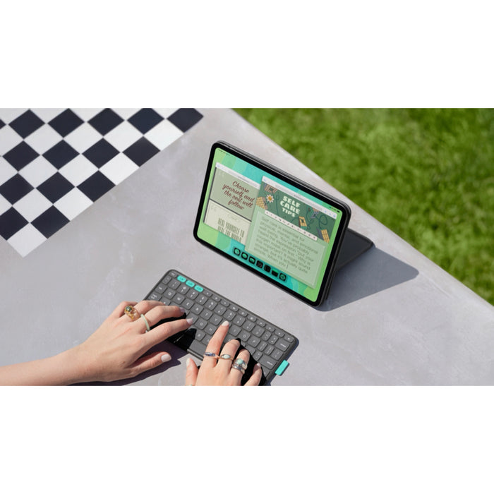 เคสคีย์บอร์ด Flip Folio สำหรับ iPad Air และ iPad Pro 11 นิ้ว คีย์บอร์ดบลูทูธถอดได้ แบรนด์ LOGITECH