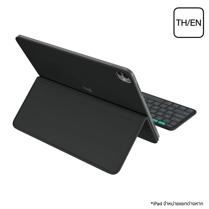 เคสคีย์บอร์ด Flip Folio สำหรับ iPad Air และ iPad Pro 13 นิ้ว ขาตั้งใช้สะดวก แบรนด์ LOGITECH