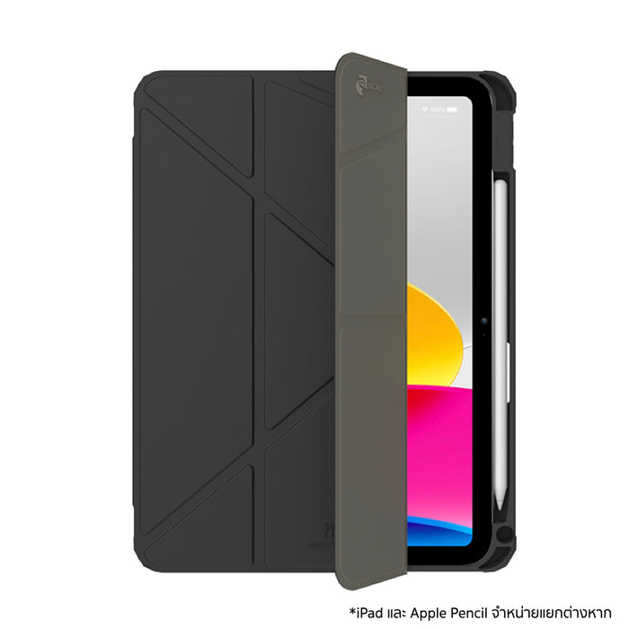เคส iPad Gen10/11 พร้อมที่เก็บ Apple Pencil รองรับ Auto Sleep/Wake กันกระแทก ปรับมุมได้ เปิดกล้องไว ใช้งานสะดวก ครบจบในเคสเดียว