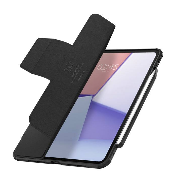 เคสฝาพับ iPad Pro 11 นิ้ว (M4, 2024) Spigen Ultra Hybrid Pro สี Black