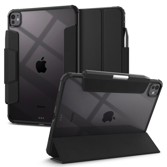 เคสฝาพับ iPad Pro 11 นิ้ว (M4, 2024) Spigen Ultra Hybrid Pro สี Black