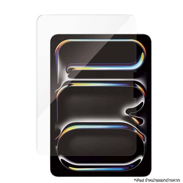 ฟิล์มกระจก PanzerGlass สำหรับ iPad Pro 11 (M4/M5) แข็งแรง กันตก กันรอย ใสชัด 100% ทัชลื่น ติดง่ายด้วย FASTFIT รองรับปากกา ใส่เคสได้