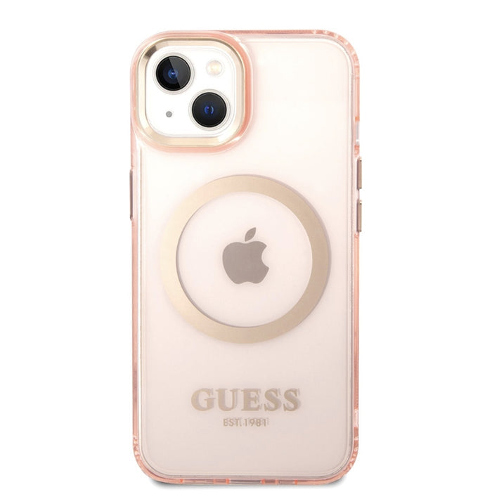 เคส iPhone 14 Guess Colors Edition MagSafe สี Pink