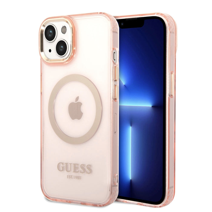 เคส iPhone 14 Guess Colors Edition MagSafe สี Pink