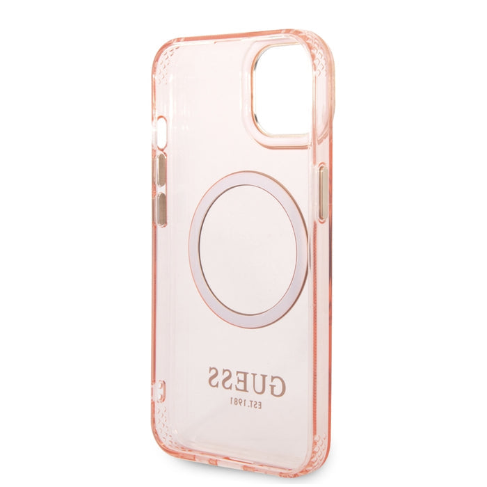 เคส iPhone 14 Guess Colors Edition MagSafe สี Pink