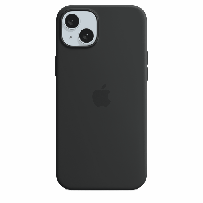 iPhone 15 Plus Silicone Case with MagSafe - Black