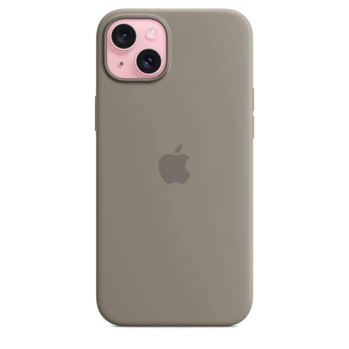 iPhone 15 Plus Silicone Case with MagSafe - Clay