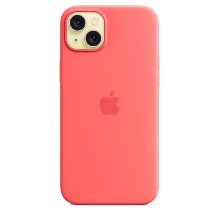 iPhone 15 Plus Silicone Case with MagSafe - Guava
