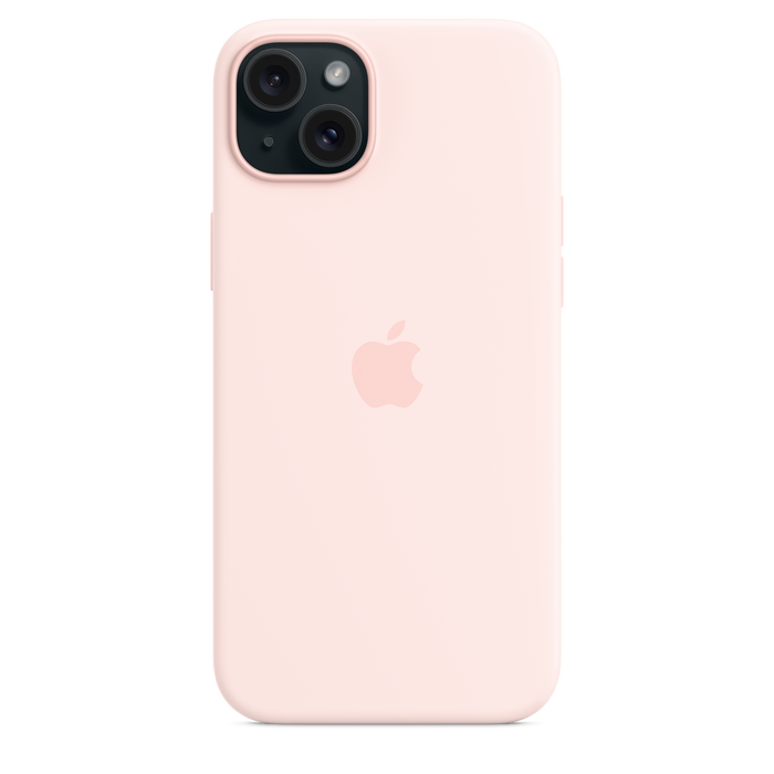 iPhone 15 Plus Silicone Case with MagSafe - Light Pink