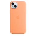 iPhone 15 Plus Silicone Case with MagSafe - Orange Sorbet