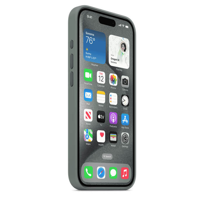 iPhone 15 Pro Silicone Case with MagSafe - Cypress